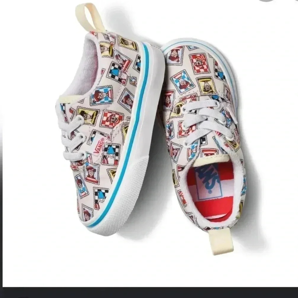 VANS X WHERE'S WALDO? TODDLER ERA ELASTIC LACE
